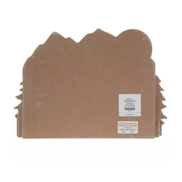 Santa Town Christmas Wooden Countdown To Christmas - Picture 3 of 4